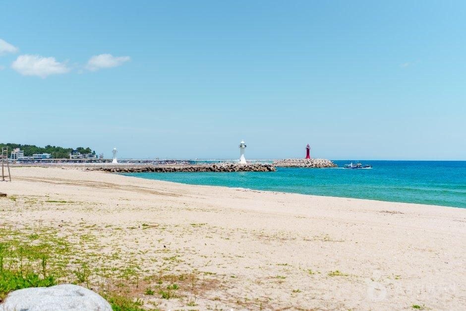 사천해변(사천해수욕장) 모습 (한국관광공사 사진)