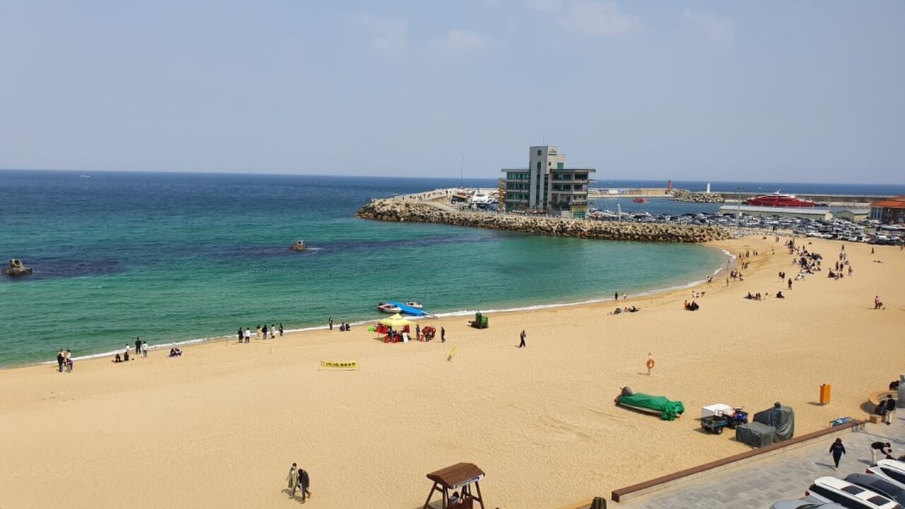 안목해변 사진