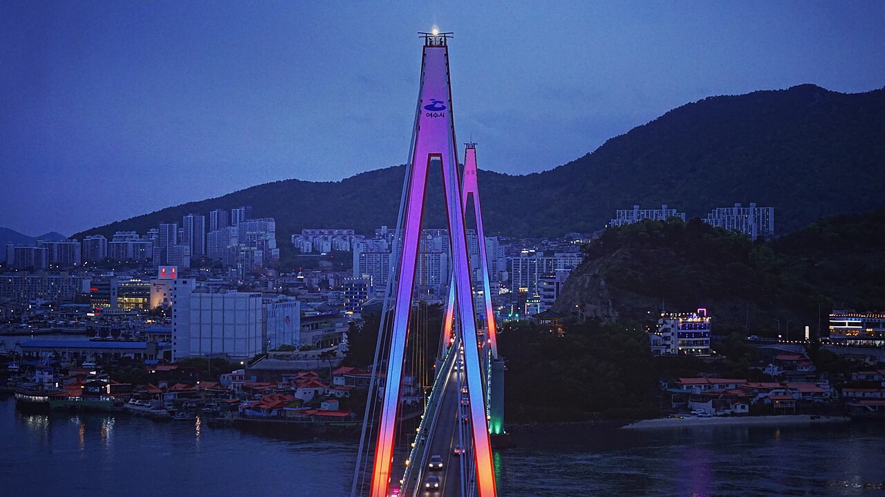 돌산대교 모습 (위키미디어 공용 사진)